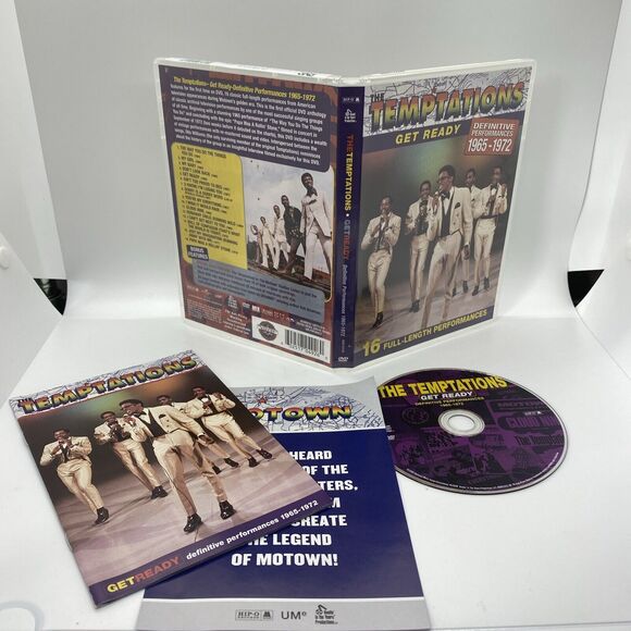 The Temptations: Get Ready: Definitive Performances: 1965-1972 (DVD, 2006) - Picture 1 of 8